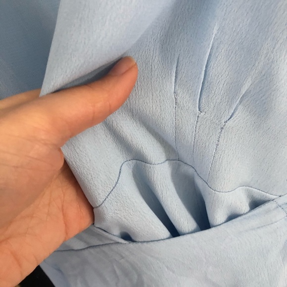 Public Desire Blue Wrap Dress - Picture 12 of 13